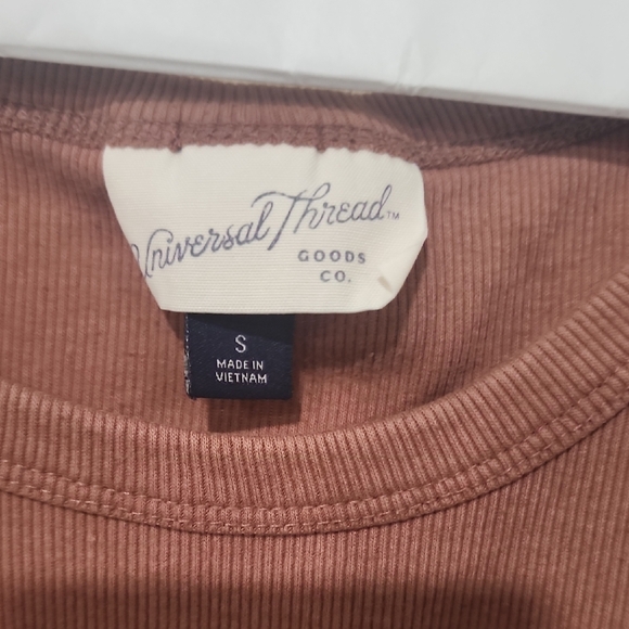 Universal Thread Ribbed Tank Top - Dusty Rose - Picture 2 of 3